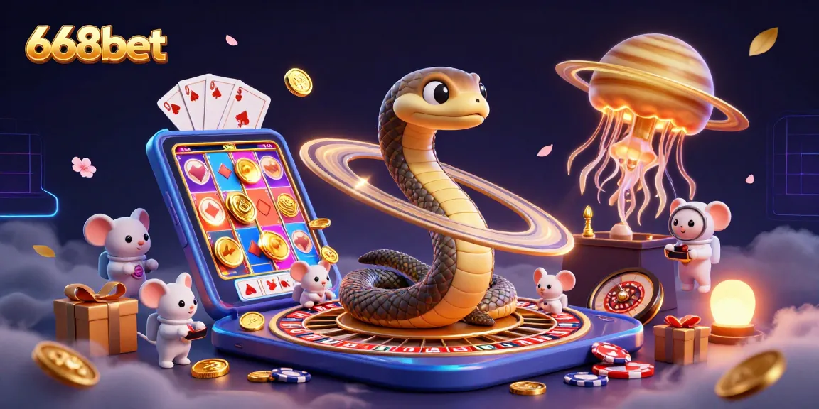 Experience thrilling gameplay at 668bet with cosmic-themed betting through engaging characters and vibrant slots.