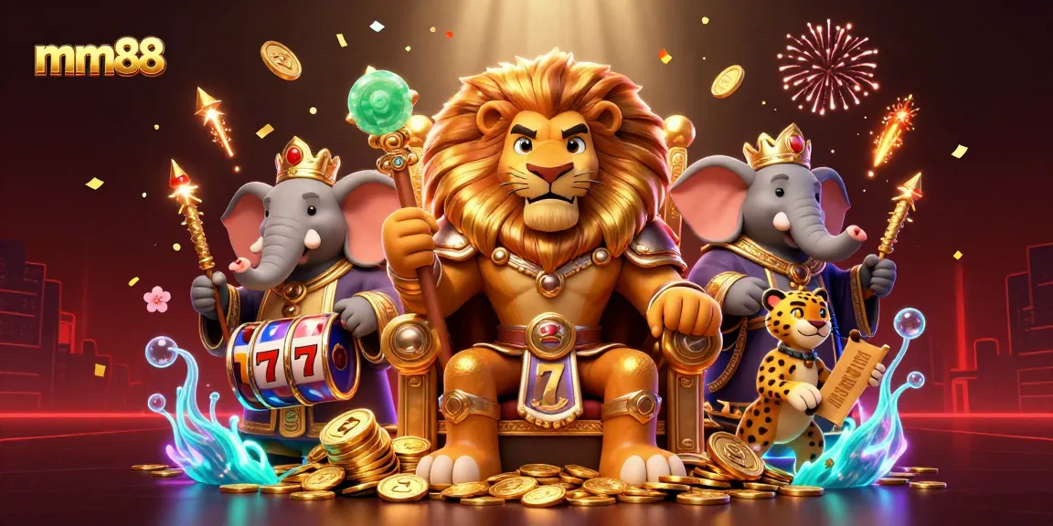 Place bets and win big in mm88's vibrant 3D casino world with engaging characters and dynamic game elements.