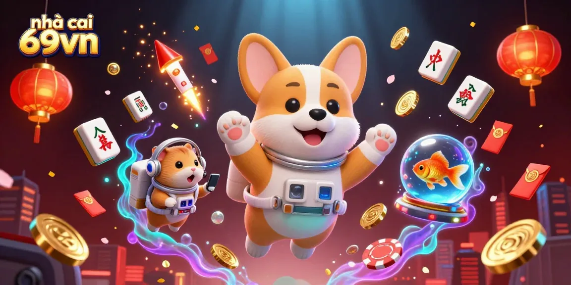 Experience the thrill of nhà cái 69vn with a vibrant 3D casino scene featuring action-packed characters and interactive elements.