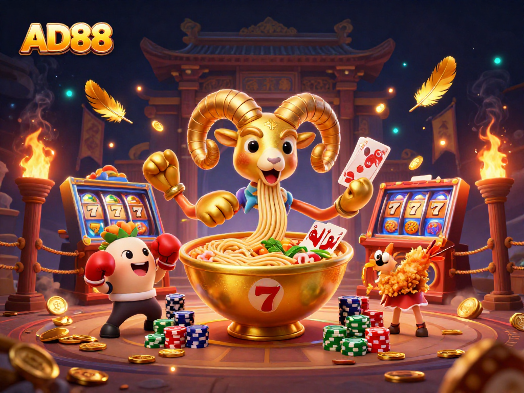 Experience thrilling wins at AD88 with lively casino characters and vibrant slot themes!
