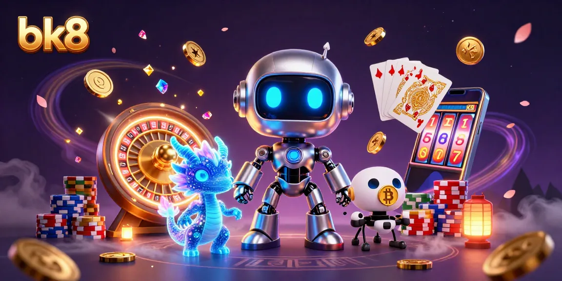 Experience thrilling gaming adventures at bk8 with dynamic visuals of vibrant casino elements.