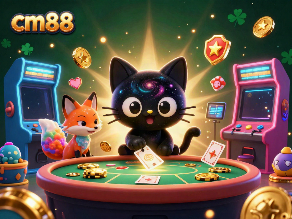 Experience the thrill of cm88 casino with vibrant characters and dynamic gaming elements.