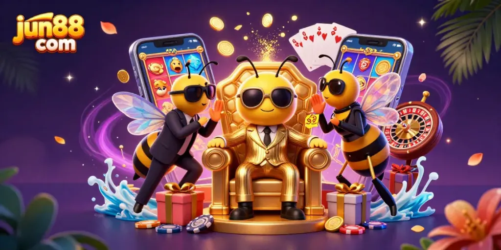 Giới thiệu trò chơi trên jun88 com với các nhân vật độc đáo và yếu tố hấp dẫn trong sòng bạc trực tuyến.