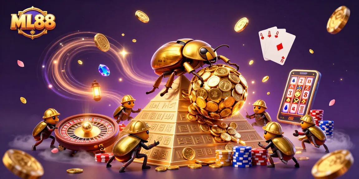 Experience thrilling gameplay at ML88 with dynamic symbols and golden treasures.