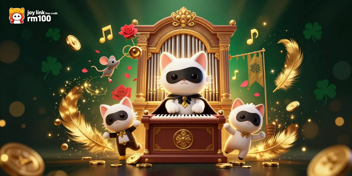 Experience joy link free credit rm100 at a vibrant 3D cartoon casino scene brimming with excitement.