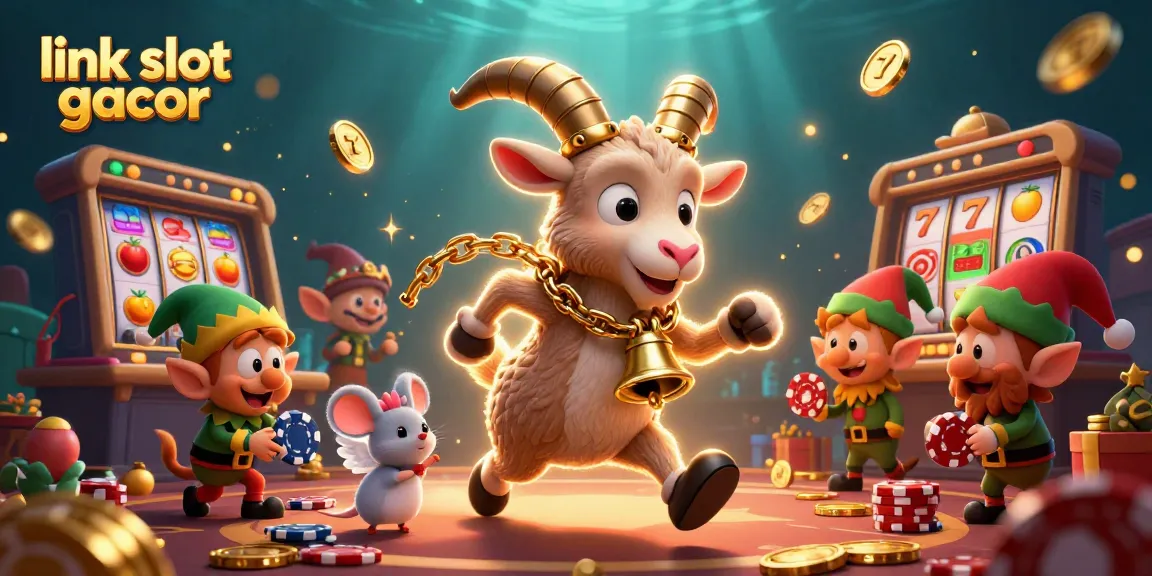 Experience thrilling excitement at link slot gacor with vibrant casino characters in a dynamic gaming scene.