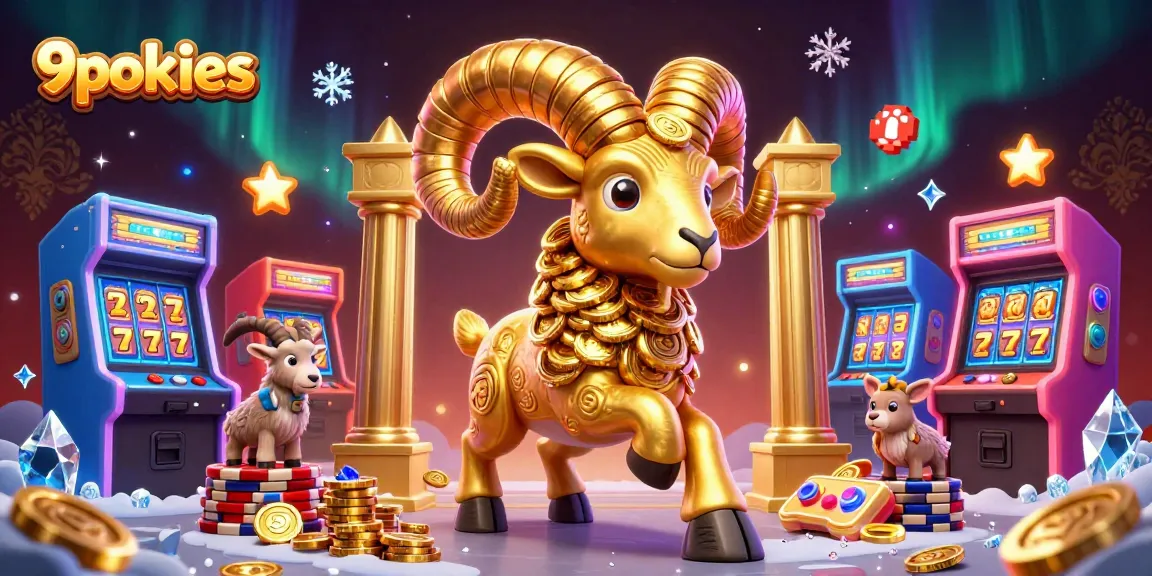 Experience the excitement of 9pokies with vibrant casino-themed characters and gaming elements.