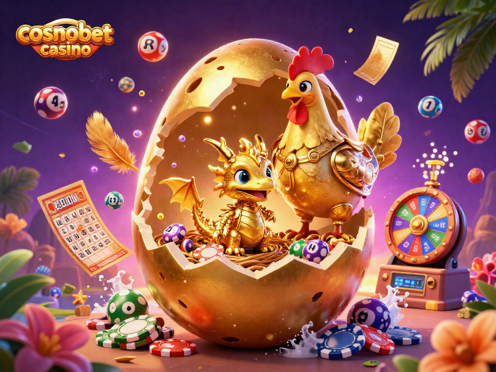 Experience the thrill of cosmobet casino with golden dragon and vibrant games.