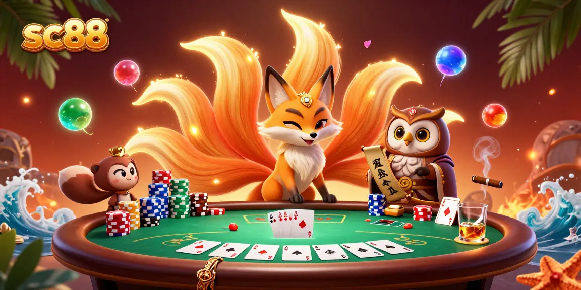 Engage in thrilling gameplay at sc88 with vibrant colors and dynamic poker elements