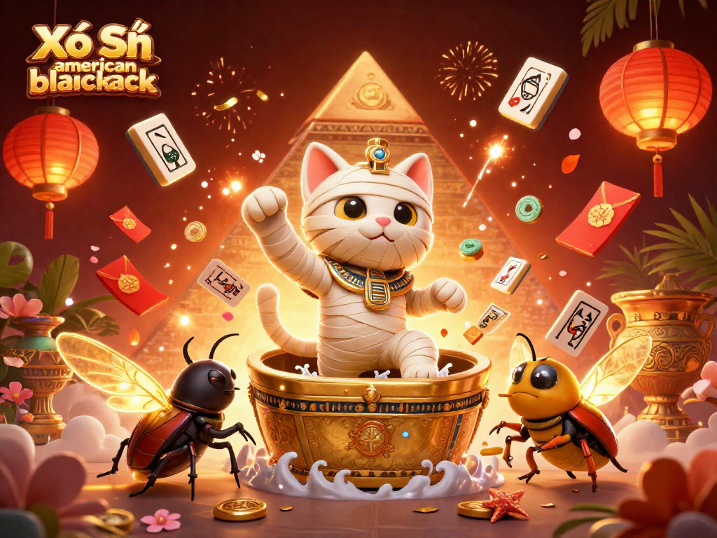 Win big with Xổ Số american blackjack in a vibrant, luxury casino atmosphere full of excitement.