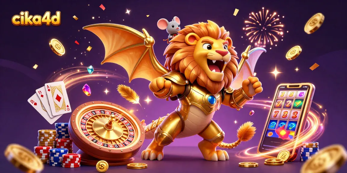 Engage with the exciting world of cika4d, where a chimera creature leads the thrill of jackpot winnings and adventure.