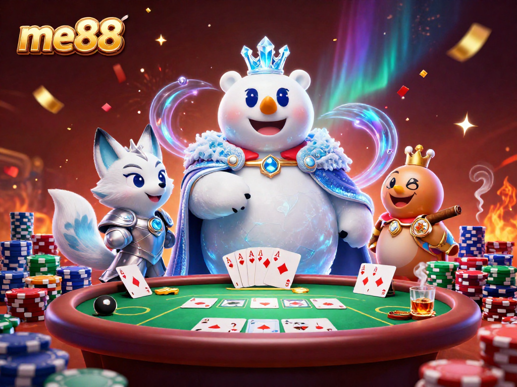 Engage with me88 online casino while enjoying dynamic poker action and immersive gaming elements.