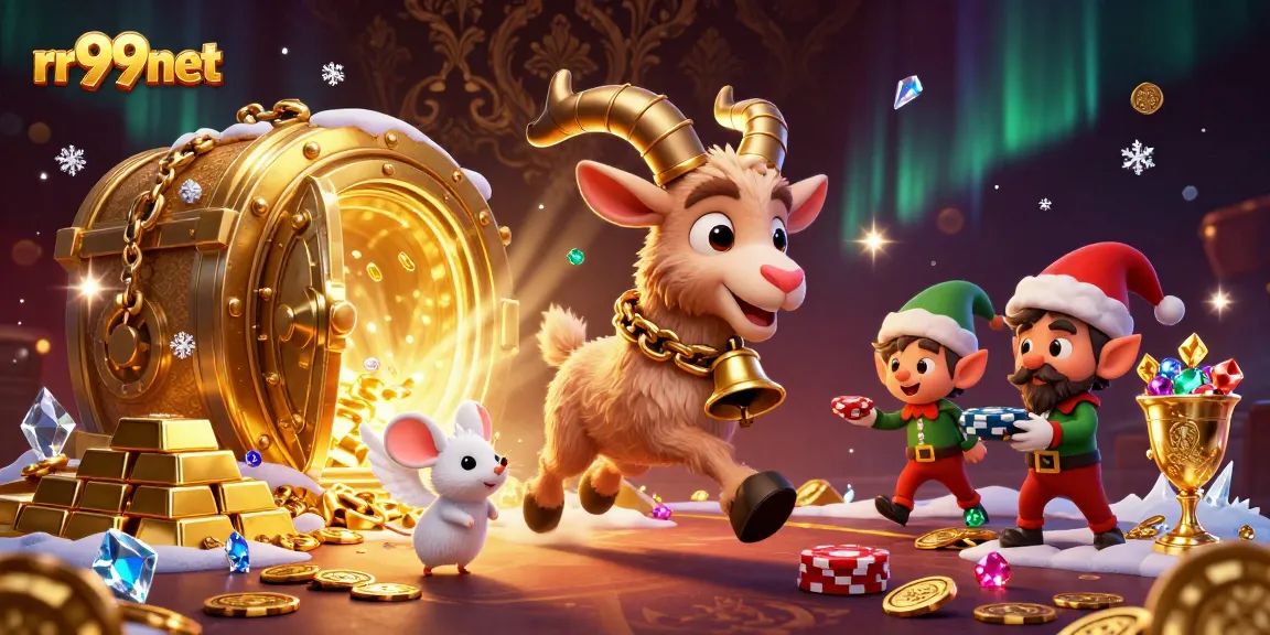 Engage in thrilling spins at the rr99net casino, where excitement meets festive chaos!
