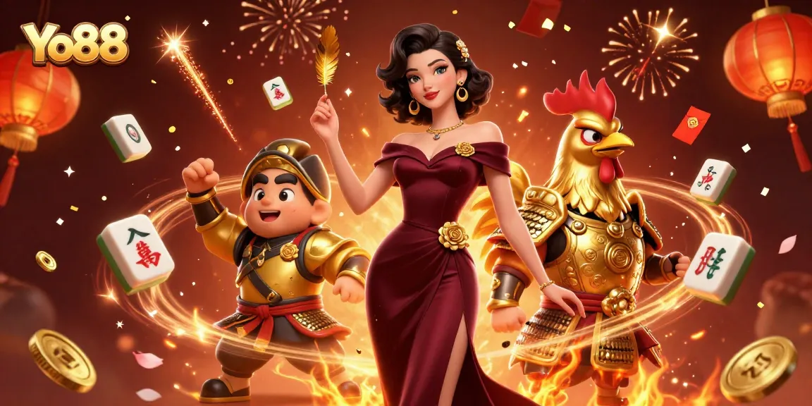 Yo88 offers thrilling gaming with elegant characters and dynamic casino elements in an exciting atmosphere.