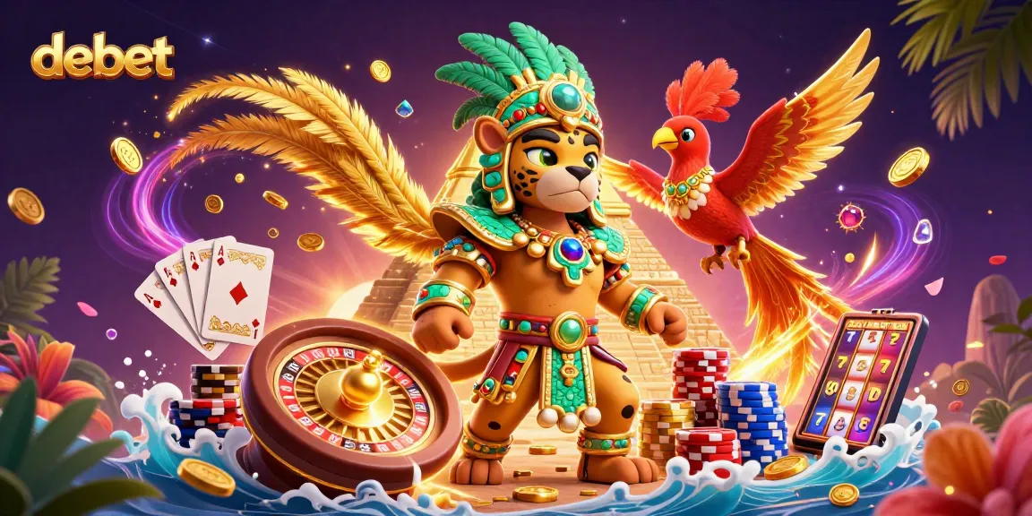 Bet big with debet and discover the thrill of vibrant casino action amidst golden treasures.