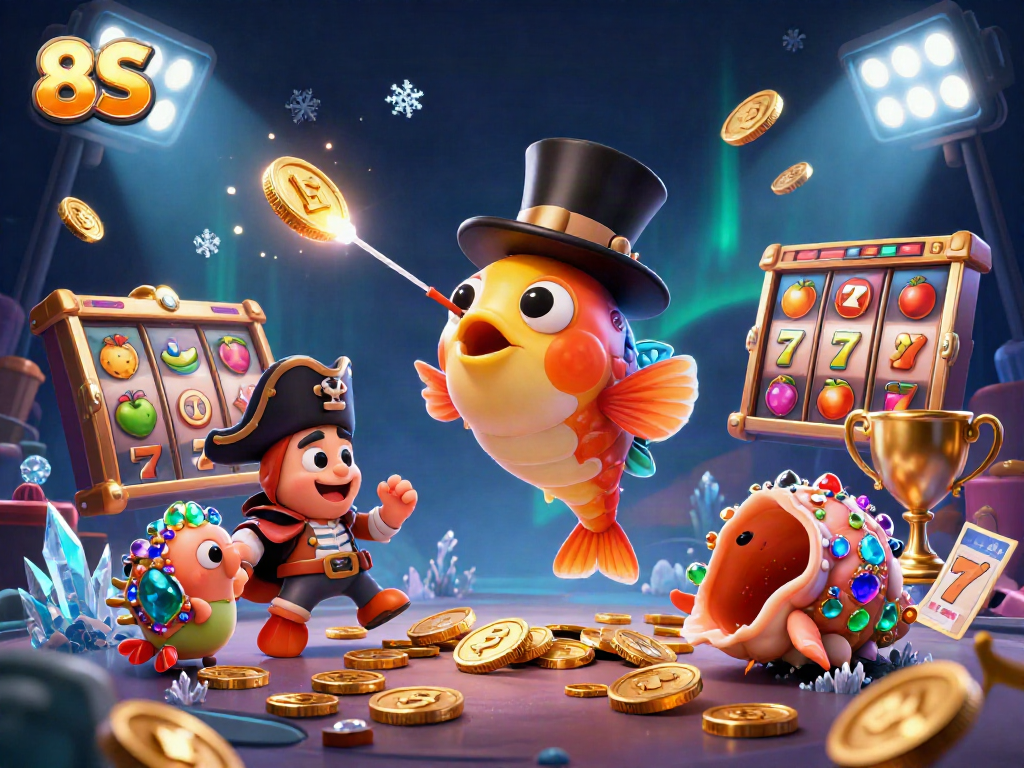 Engage with 8S by spinning thrilling slot reels alongside vibrant characters and sparkling treasures.