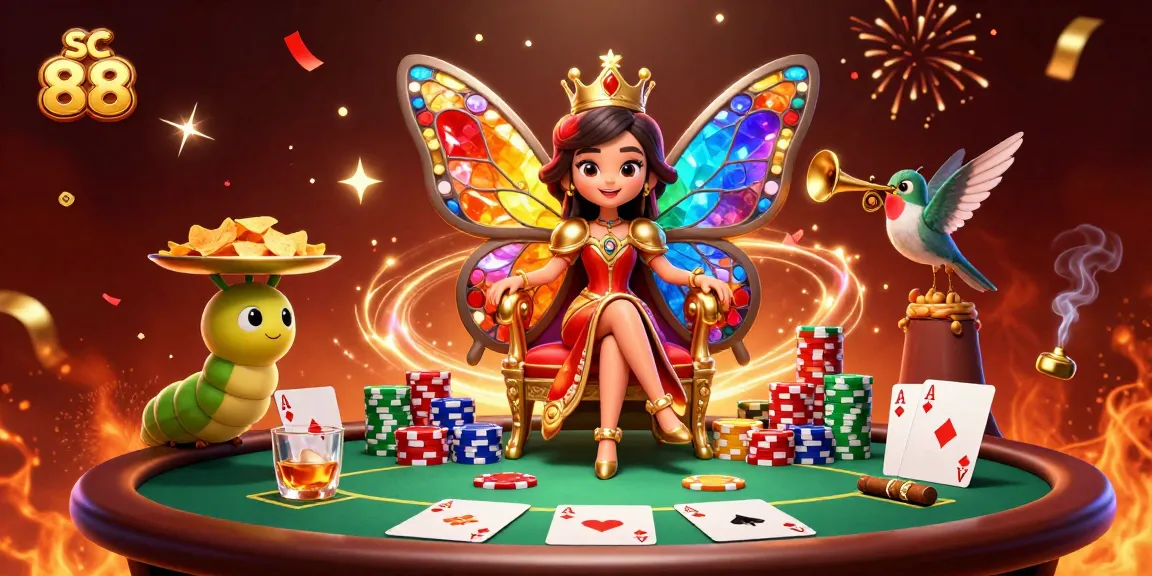 Engage in thrilling gameplay at sc 88 with vibrant poker elements and exciting casino atmosphere.