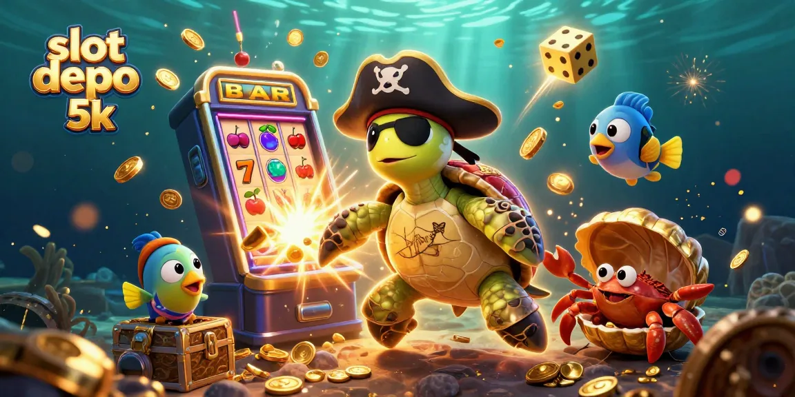 Engage in thrilling experiences at slot depo 5k, where vibrant scenes and game excitement collide.